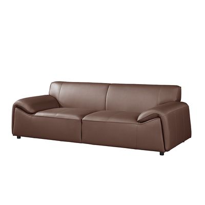 Tokishi 3 Seater Full Leather Sofa - Tan