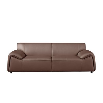Tokishi 3 Seater Full Leather Sofa - Tan