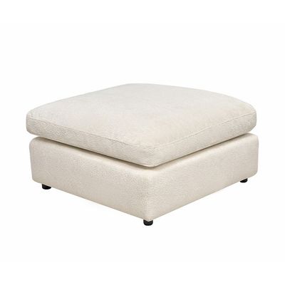 Neithan Ottoman Fabric Sofa - Beige