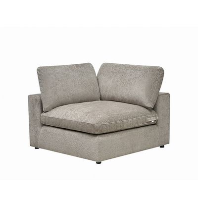 Neithan Corner Wedge Fabric Sofa - Taupe