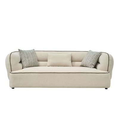 Glenn 3 Seater Fabric Sofa - Beige