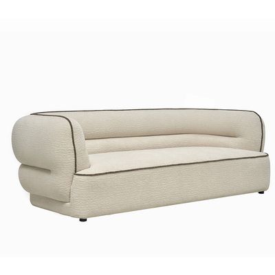 Glenn 3 Seater Fabric Sofa - Beige