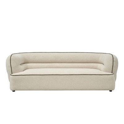 Glenn 3 Seater Fabric Sofa - Beige