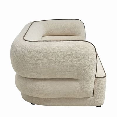 Glenn 3 Seater Fabric Sofa - Beige