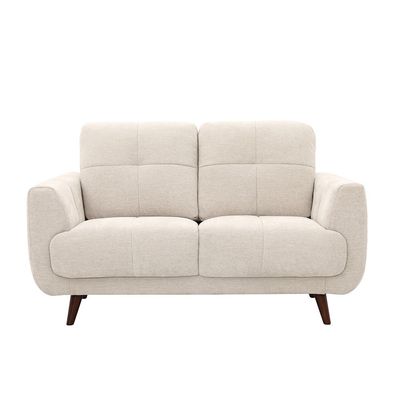 Alfa 2 Seater Fabric Sofa - Beige
