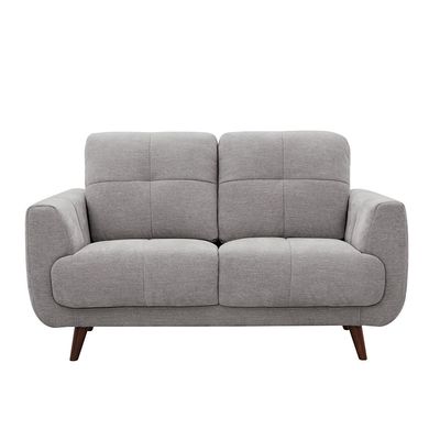 Alfa 2 Seater Fabric Sofa - L.Grey
