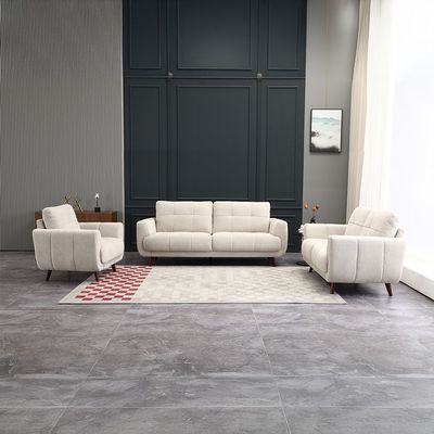 Alfa 3+2+1 Seater Fabric Sofa Set - Beige