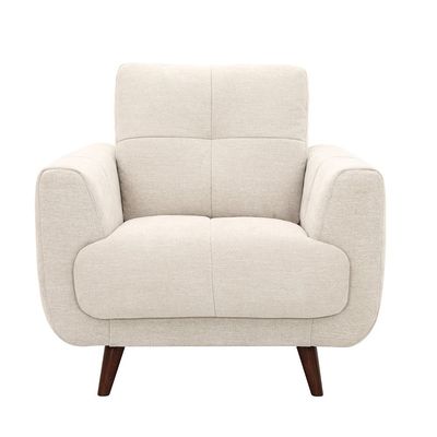 Alfa 1 Seater Fabric Sofa - Beige