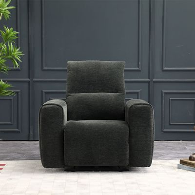 Quantum 1 Seater Fabric Power Motion Recliner- Grey