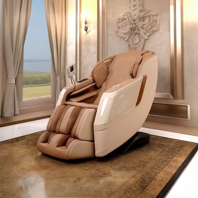 Essence Massage Chair 18 Auto Modes In 3D Mechanism W/ Ai Voice And Smart Led Controller-Cream Beige