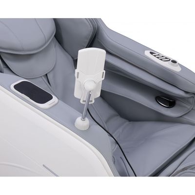 Averest Massage Chair 18 Auto Modes In 4D Mechanism W/Health Detection ; Ai Voice Smart Led Controller And Wireless Charger-Snowy Grey
