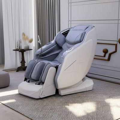 Averest Massage Chair 18 Auto Modes In 4D Mechanism W/Health Detection ; Ai Voice Smart Led Controller And Wireless Charger-Snowy Grey