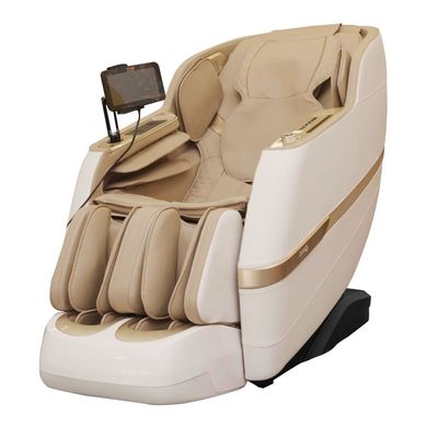 Sapphire Massage Chair 24 Auto Modes In 3D Mechanism W/ Ai Voice Smart Led Controller And Wireless Charger- Khaki