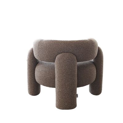 Yugen 1 Seater Fabric Sofa - Brown