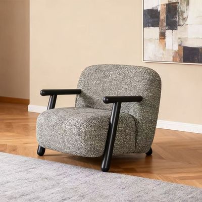 Amal 1 Seater Fabric Sofa - Green