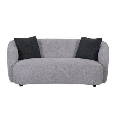 Lucio 2 Seater Fabric Sofa - Grey