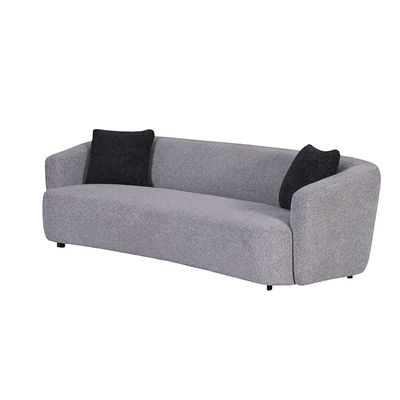 Lucio 3+2+1 Seater Fabric Sofa Set - Grey
