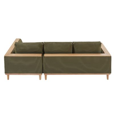 Orson Fabric Right Corner Sofa - Olive