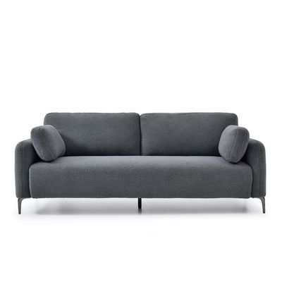 Younes 3 Seater Fabric Sofa - Grey