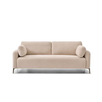 Younes 3 Seater Fabric Sofa - Beige