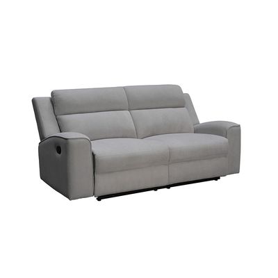 Gardy 3 Seater Fabric Recliner - Light Grey