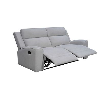 Gardy 3 Seater Fabric Recliner-Light Grey