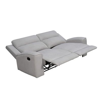 Gardy 3 Seater Fabric Recliner - Light Grey