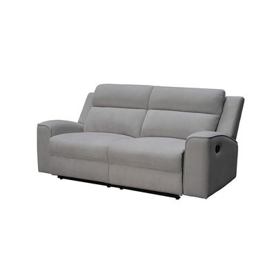 Gardy 3 Seater Fabric Recliner-Light Grey