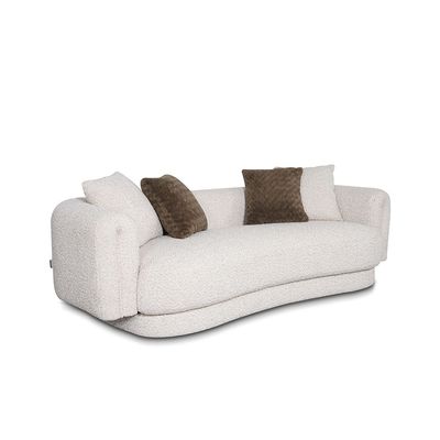 Adrika 3 Seater Fabric Sofa - Brown