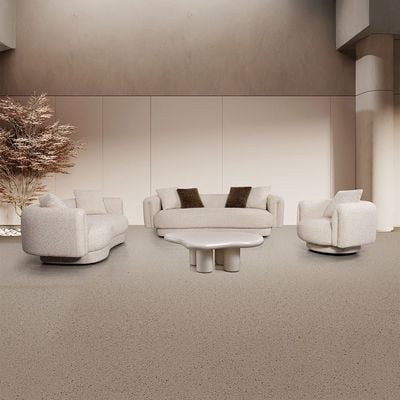Adrika 3+2+1 Seater Fabric Sofa Set - Brown