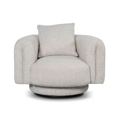Adrika 1 Seater Fabric Sofa - Brown
