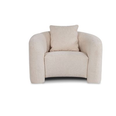Zairah 1 Seater Fabric Sofa - Beige