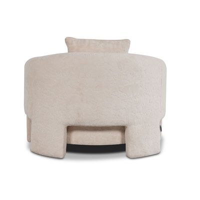 Zairah 1 Seater Fabric Sofa - Beige