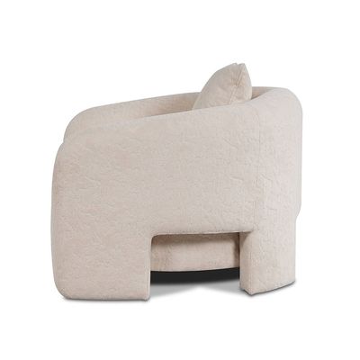 Zairah 1 Seater Fabric Sofa - Beige