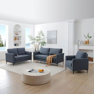 Renshi 3+2+1 Fabric Sofa Set - Grey