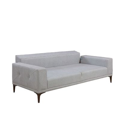 Valente 3 Seater Fabric Sofa - Light Brown