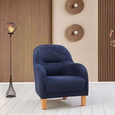 Gusto 1 Seater Fabric Sofa - Blue