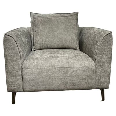 Jamir 1 Seater Fabric Sofa - Light Brown Jamir 1 Seater Fabric Sofa - Light Brown