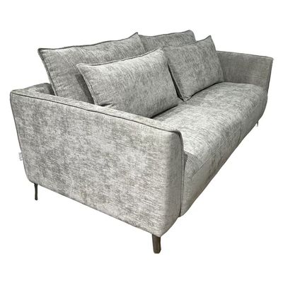 Jamir 3 Seater Fabric Sofa - Light Brown