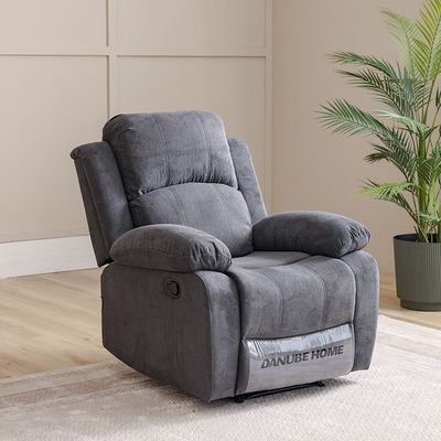 Kaila 1 Seater Fabric Recliner - Grey