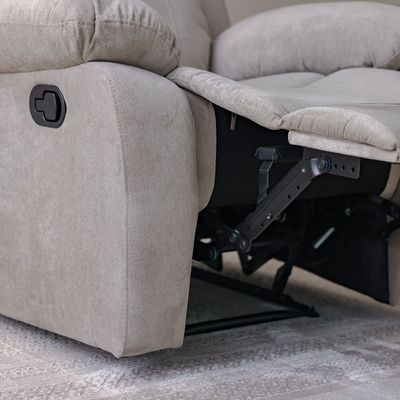 Kaila 1 Seater Fabric Recliner - Camel