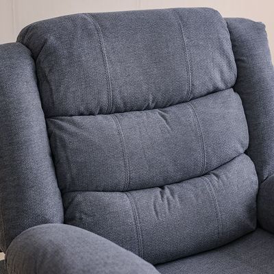 Rosier 1 Seater Fabric Recliner - Dark Grey
