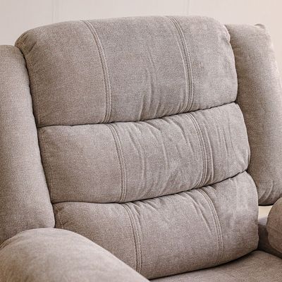 Rosier 1 Seater Fabric Recliner - Beige