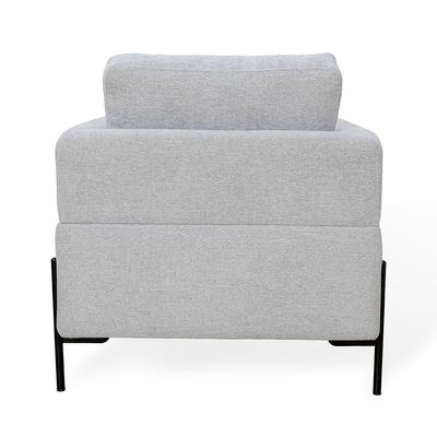 Cordoba 3+2+1 Seater Fabric Sofa Set- Light Grey