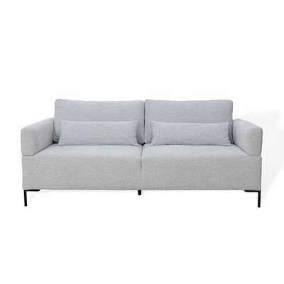 Cordoba 3 Seater Fabric Sofa - Light Grey