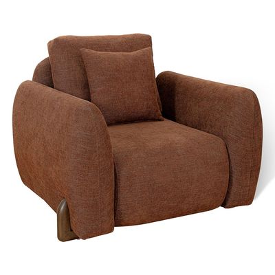 Hanalei 3+2+1 Seater Fabric Sofa Set - Brown