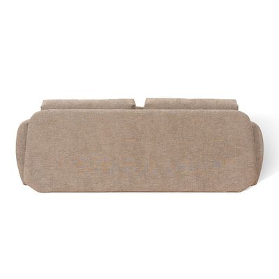 Hanalei 3 Seater Fabric Sofa - Brown