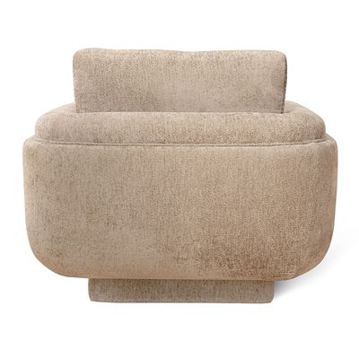 Mauna 3+2+1 Seater Fabric Sofa Set- Light Brown
