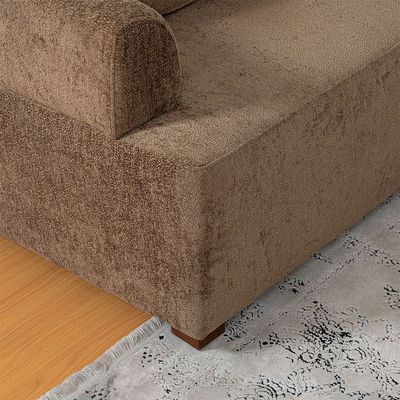 Giralda 3+2+1 Seater Fabric Sofa Set - Light Grey