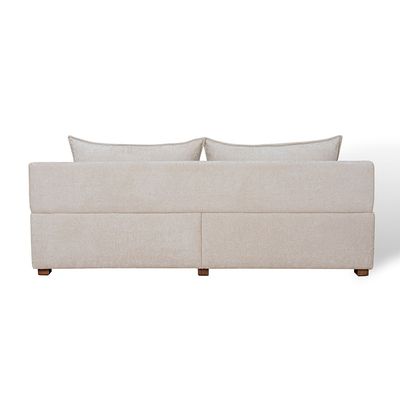 Giralda 3 Seater Fabric Sofa - Light Grey